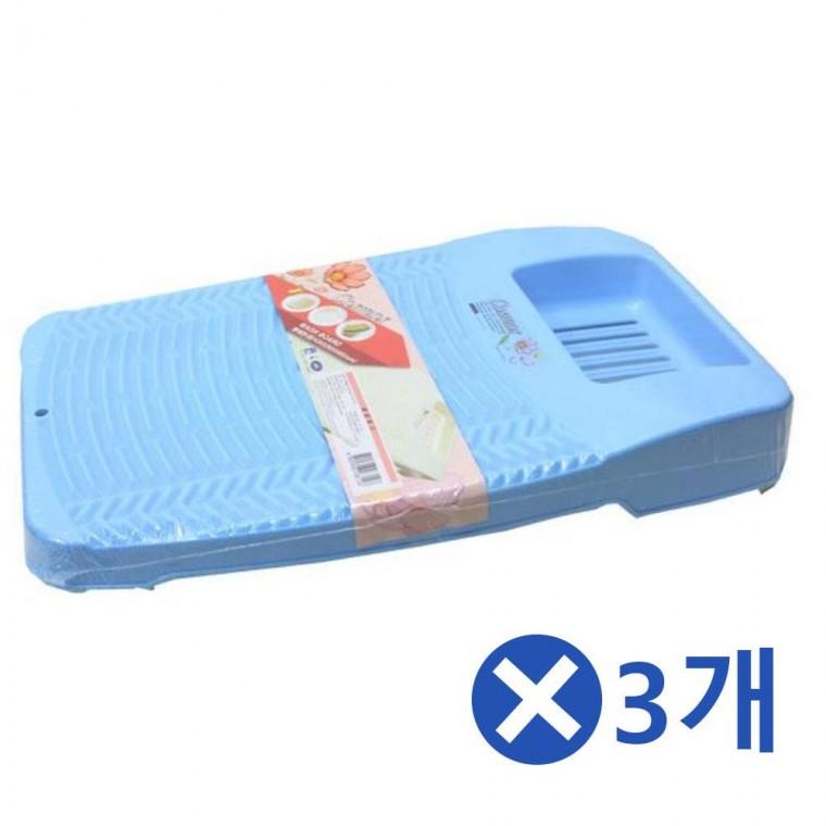 색상랜덤 미끄럼방지 빨래판 논슬립빨래판 주방 중x3개 기필수아이템 빨래판