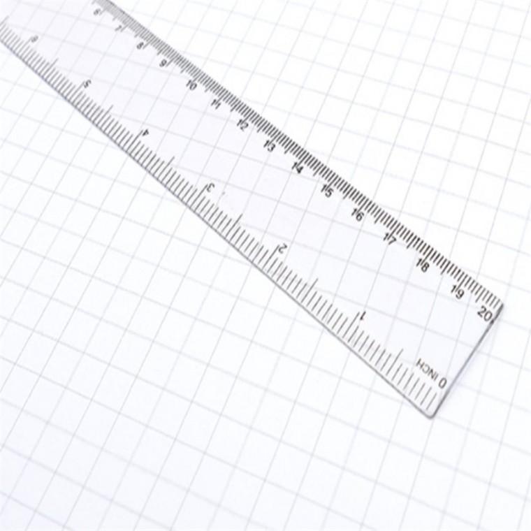 광고자 유치원용품 플라스틱자 20cm