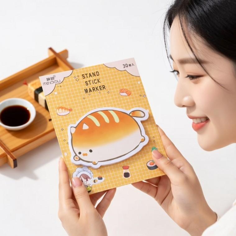 용품 북마크 사무용 인덱스 플래그 고양이 점착메모지