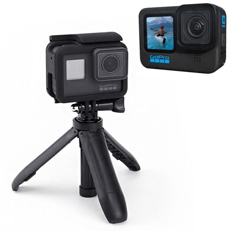 고프로 10 호환 액션캠 카메라 미니 셀카봉 삼각대 GOPRO10