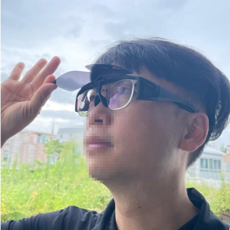 편광 안경 위에 쓰는 선글라스 덮경 덧방 오버글라스 낚시 운전 안경 전용 위에 착용