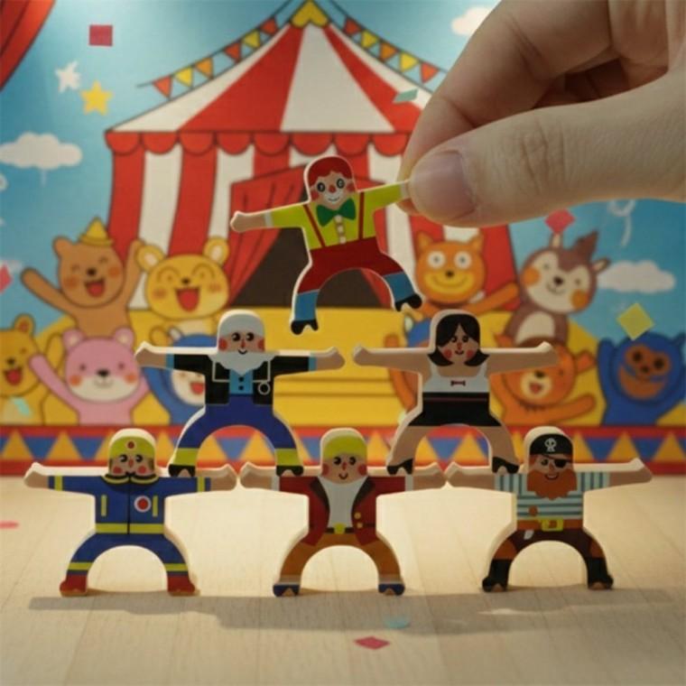 헤라클레스 쌓기 게임 원목도미노게임 어린이실내보드게임 실내가족보드게임