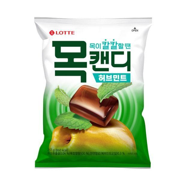 5000 목캔디 허브 217g 리필 롯데웰푸드