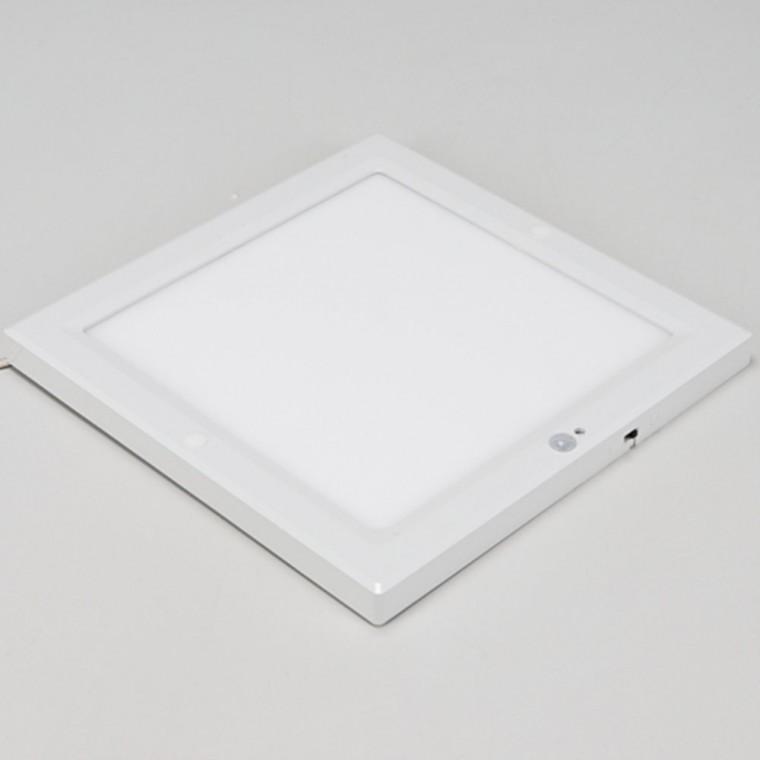엣지 사각 센서등 250MM(10인치) 20W 주광색 LED센서등