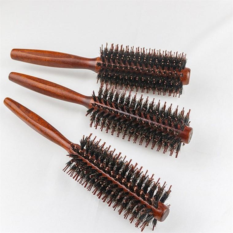 드라이빗 4.5cm 헤어볼륨브러쉬 헤어롤브러쉬 미용실롤빗