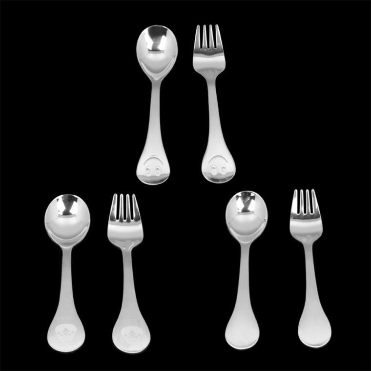 유아 스푼 포크 2P 식당유아스푼포크 유아수저 유아포크