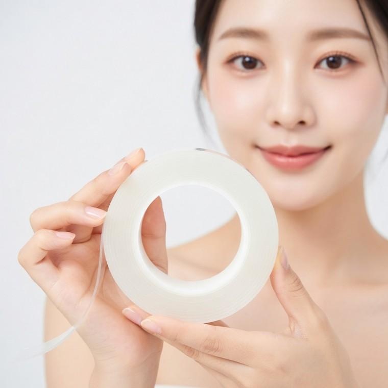 초강력 방수 실리콘 5cm 벽 투명 양면테이프