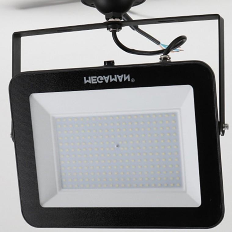 고효율 사각 투광기 블랙 150W 주광 LED보안등