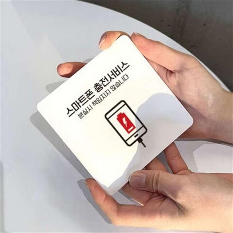부착형안내판 팻말 카페간판