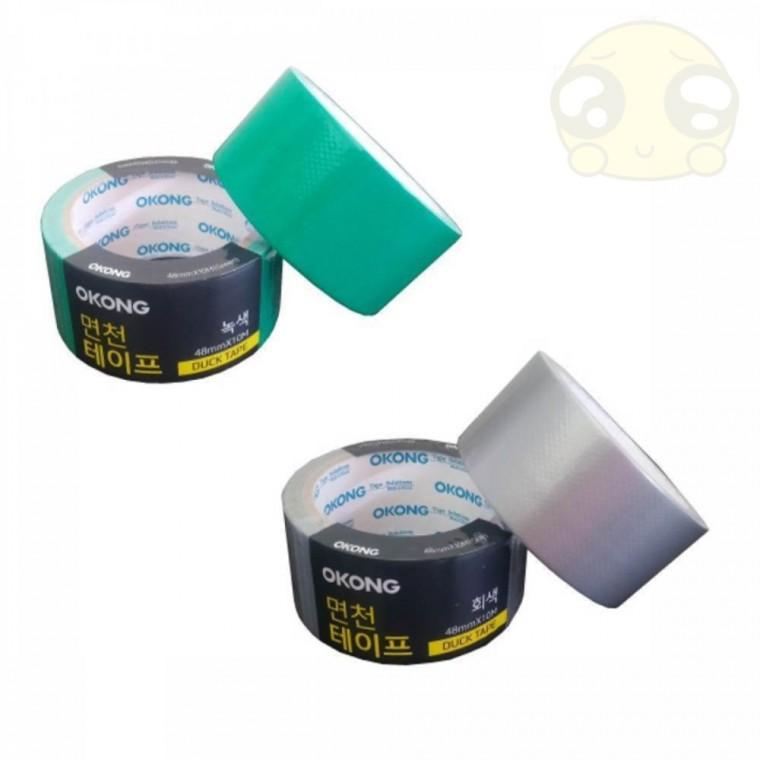 오공 강력 면테이프 청면 은면 48mm x 10M 색상 택1 박스테이프 청면테이프