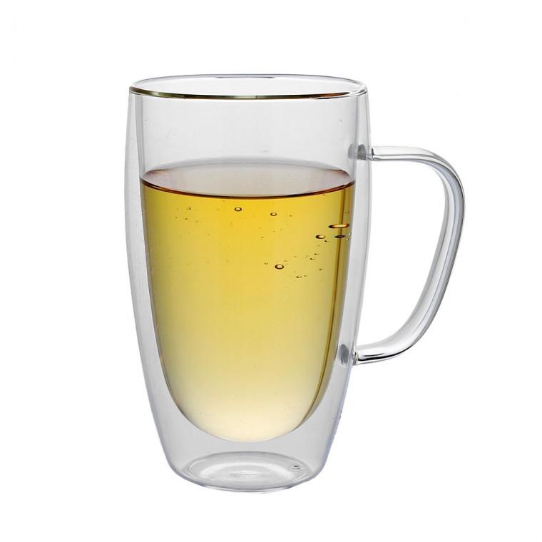 PL 가성비 유리컵 [로하티]크리스 이중 유리컵(450ml) No9