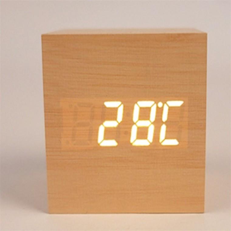 탁상알람시계 LED디지털시계 큐브 탁상시계