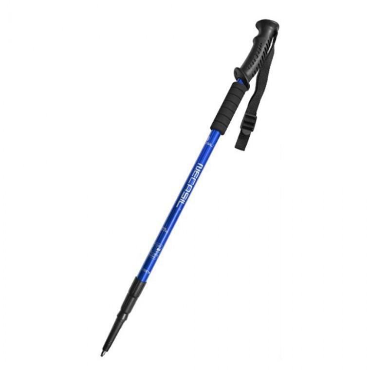 PL 올인원 등산 모자 원트레킹 3단 길이조절 등산스틱(135cm) (블루) No8