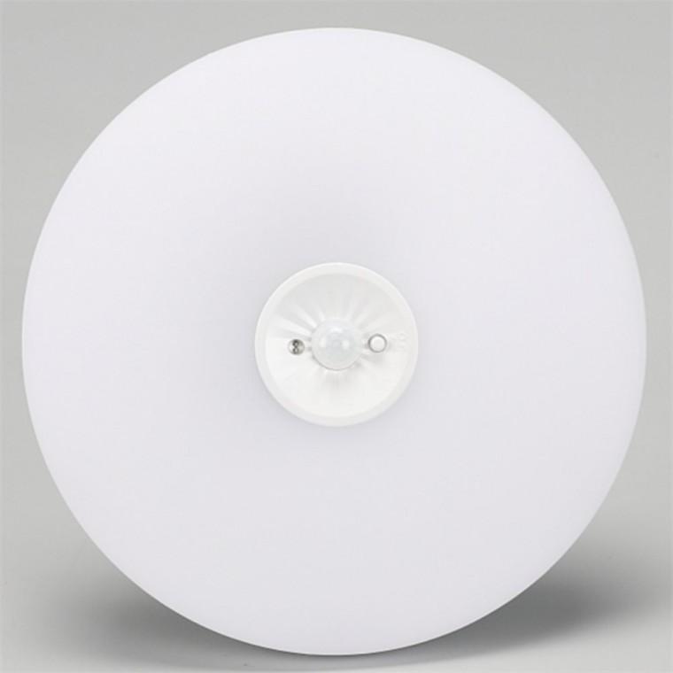 178mm(8인치) 원형슬림센서등 18W 전구색 아파트현관센서등