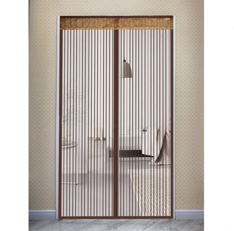 PL 유니크 모기장 아트도어 스트라이프 문 모기장(90x210cm) (브라운) No8