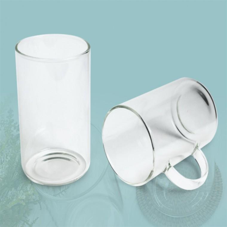 내열유리컵 500ml 2P 투명유리컵500 카페유리잔 예쁜투명유리컵