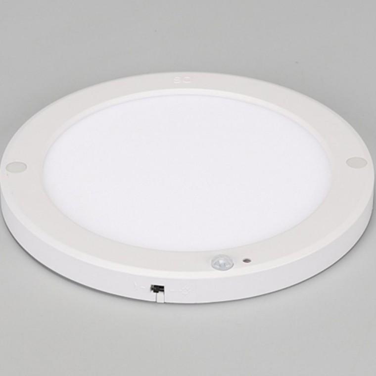 원형엣지 센서등 200mm(8인치) 20W 주백 베란다센서등
