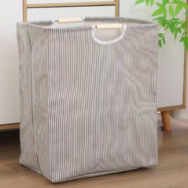 우드세탁바구니 빨래수거함 슬림빨래바구니