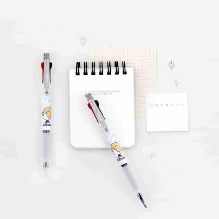 유성 3색 볼펜 0.5mm 낱개 캐릭터볼펜 캐릭터펜 좋은볼펜