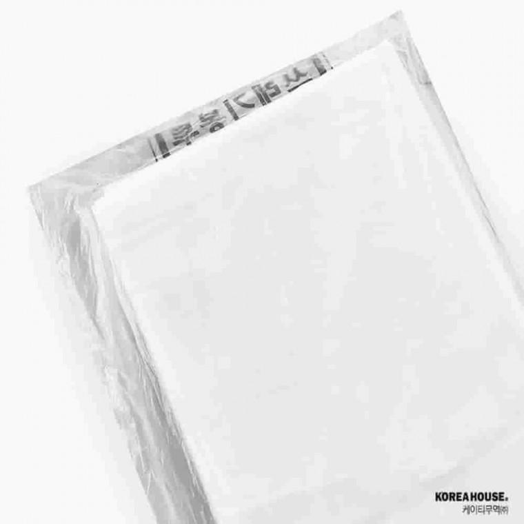 쓰레기봉투 100L 백색 50매 마트비닐 손잡이봉투 손잡이비닐봉투