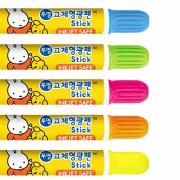 미피 형광펜 5색 다꾸펜 형광볼펜 야광펜