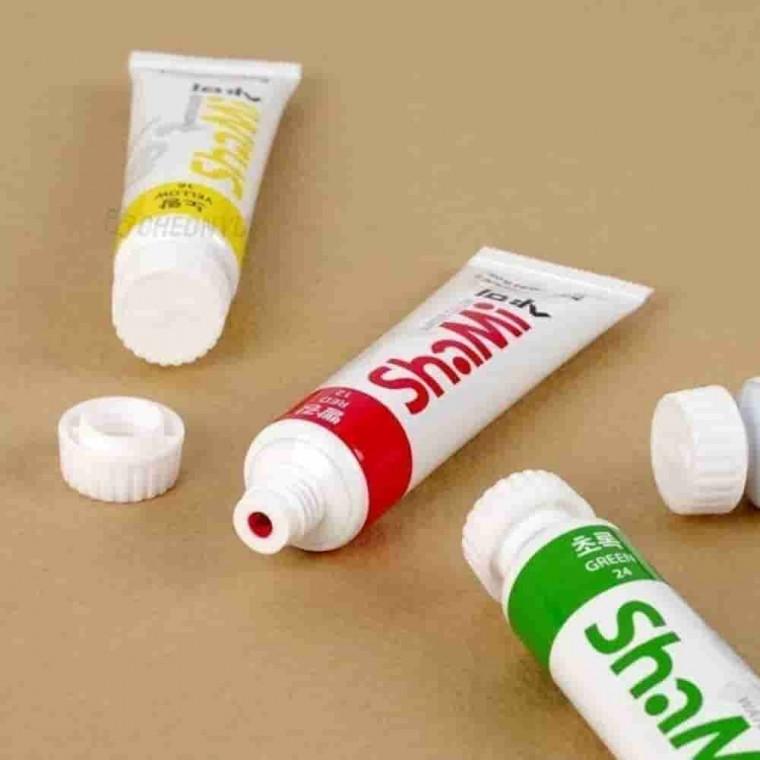 수채화물감 10ml 18색 수채물감 튜브물감 투명수채화