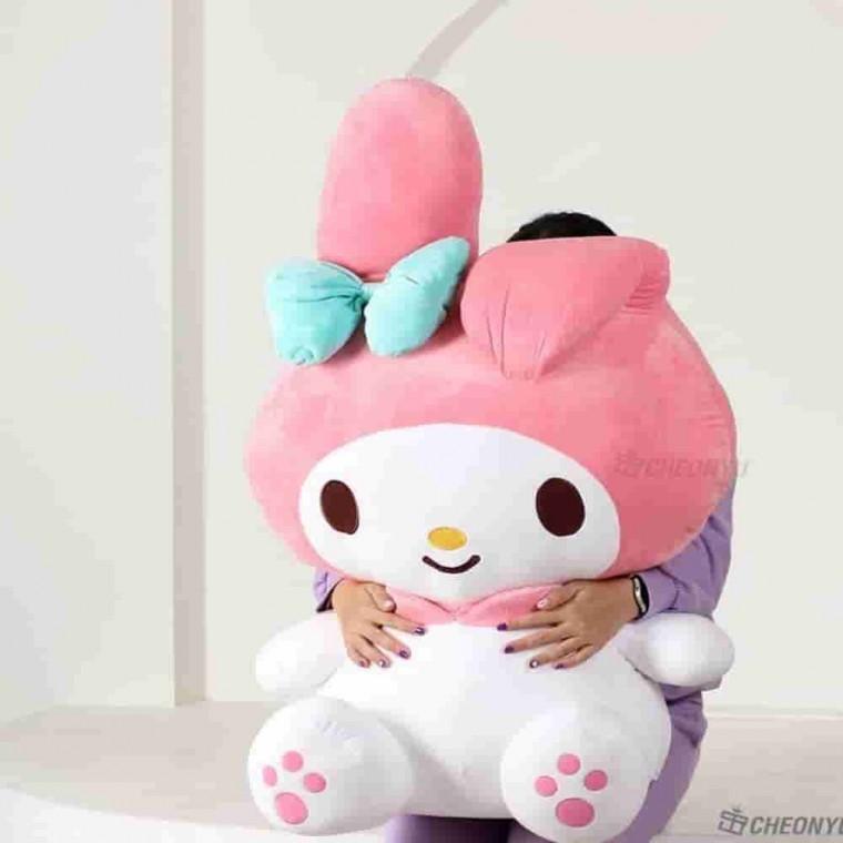 마이멜로디 인형 90cm 왕인형 침대인형 인테리어인형