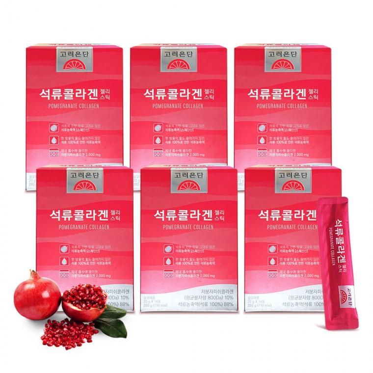 고려은단 저분자 석류콜라겐 스틱젤리 20g x 14포 6개