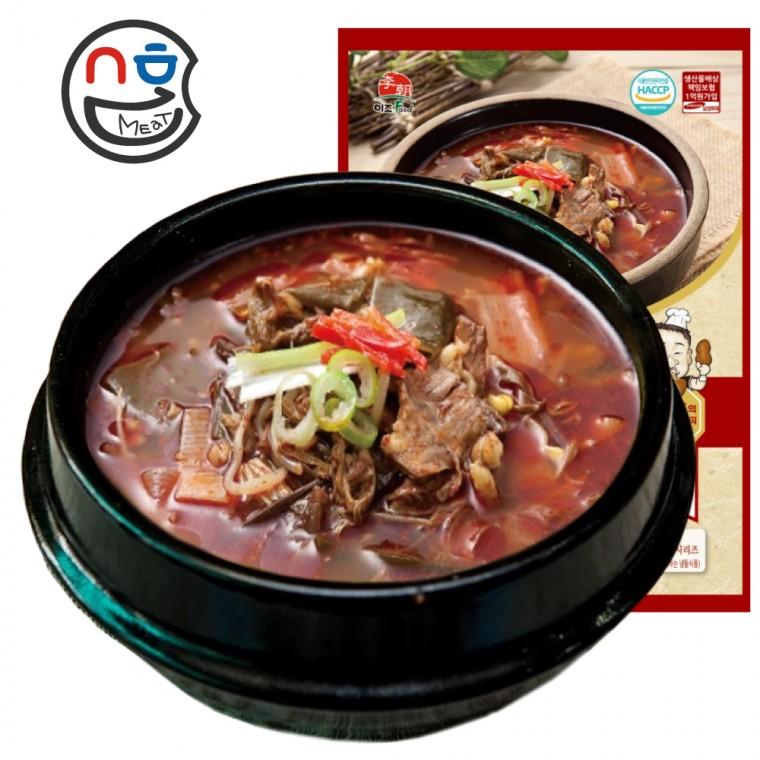 이조푸드 육개장 600g 냉동식품 소고기 해장국 국밥 식자재 납품