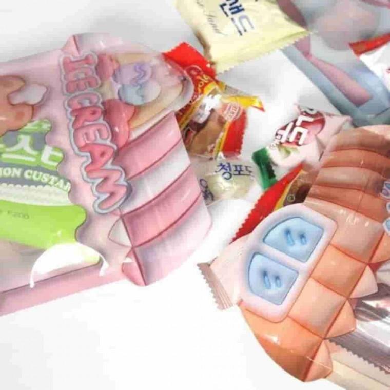둥글 하우스 지퍼백 10개 귀여운지퍼백 간식포장 답례품봉투