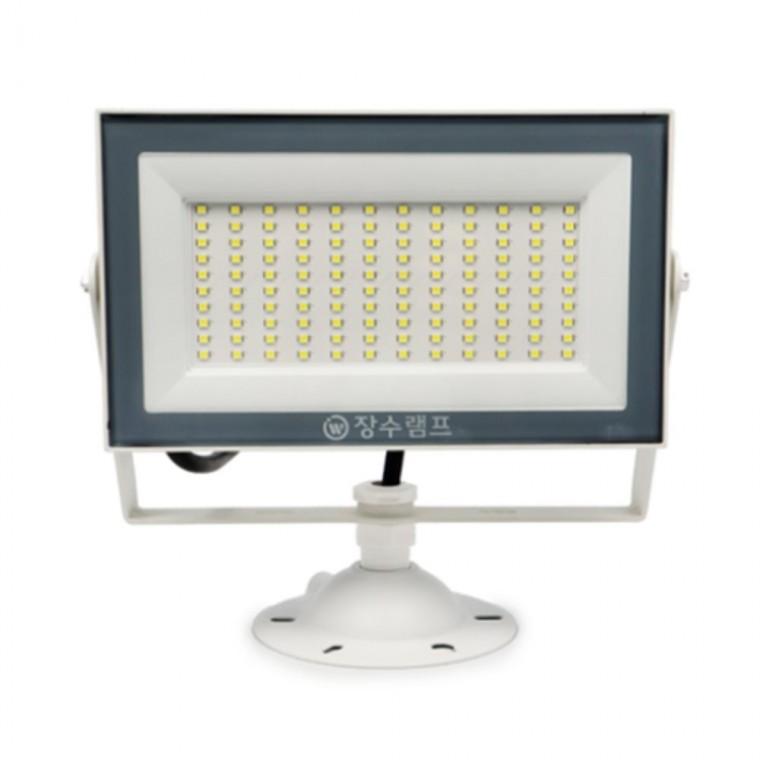 국산 LED 사각 투광등 투광기 주광색 50W 경기장 공장 간판 야외 작업장 공장LED등 LED야외조명 간판투광기