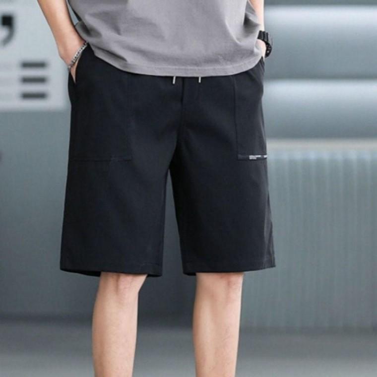 남성 캐주얼 패션 반바지 블랙