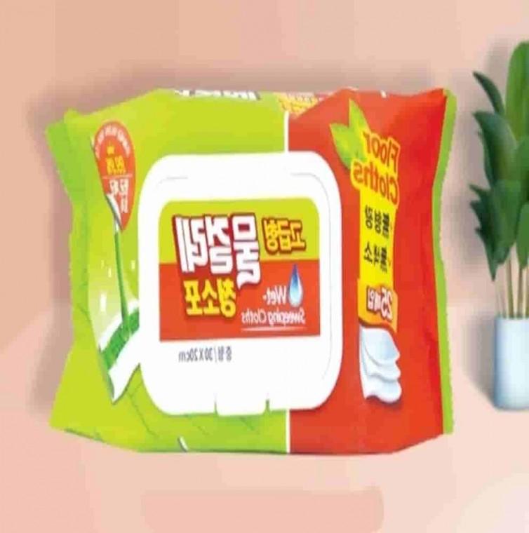 손걸레 청소포 25매 중형 30x20cm 5개 바닥물걸레 클리닝티슈 일회용물걸레 청소걸레