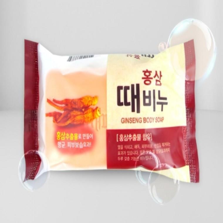 홍삼 샤워비누 10개 때밀기 바디각질제거 바디비누