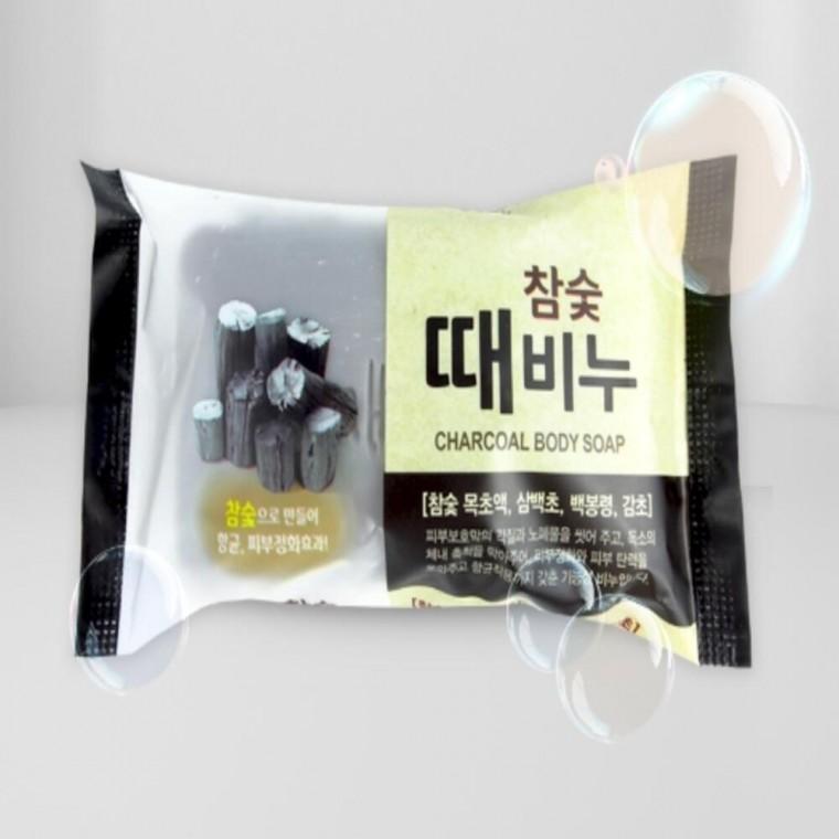 참숯 샤워비누 10개 각질제거비누 샤워때비누