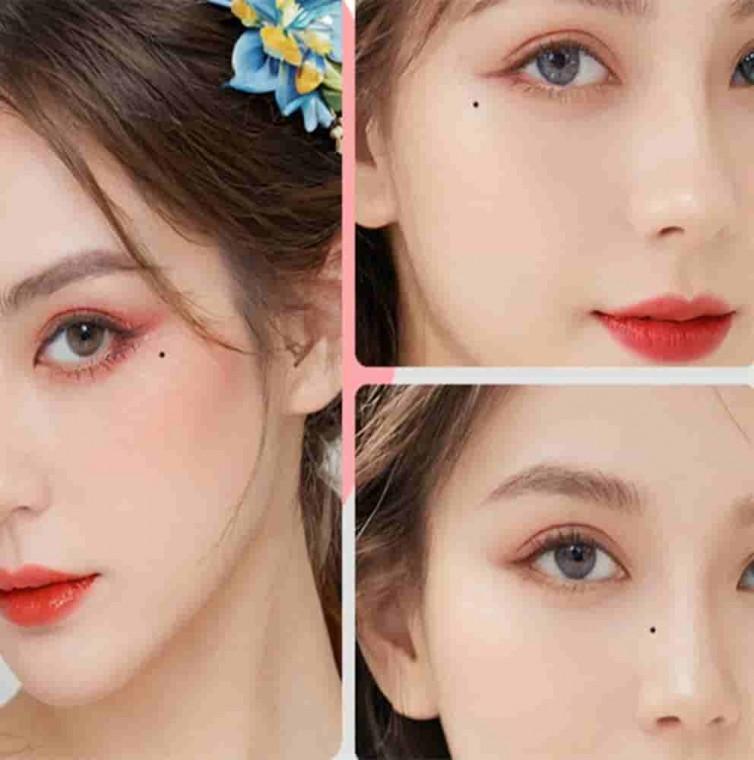 미인점 타투 스티커 지워지는타투 일회용문신 페이스페인팅스티커
