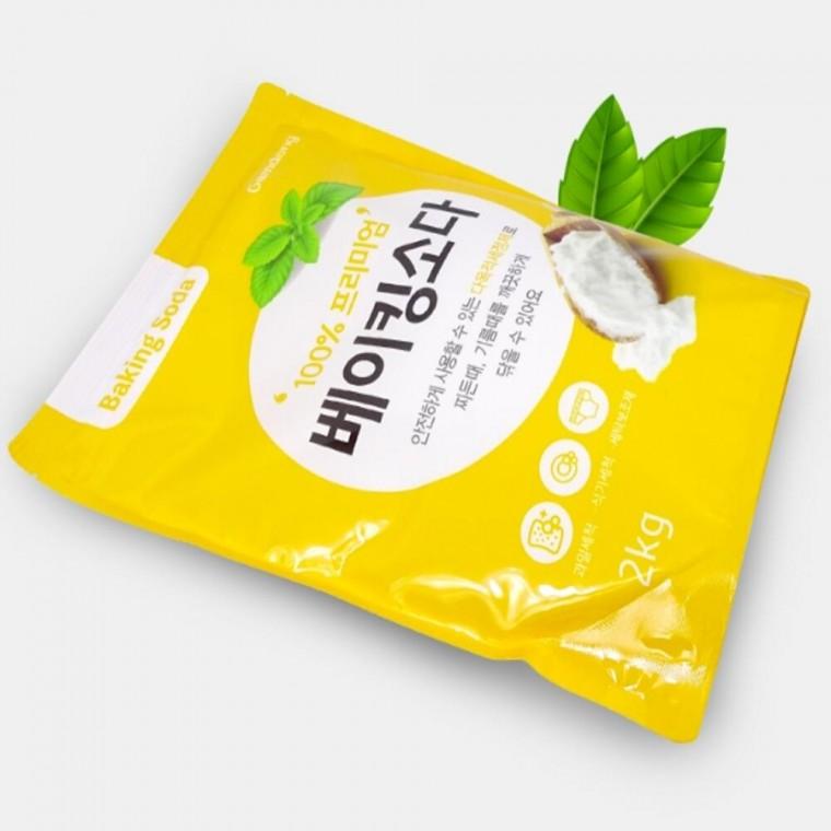 베이킹소다 2kg 2개 야채과일세정제 과일채소세정제 과일세척제