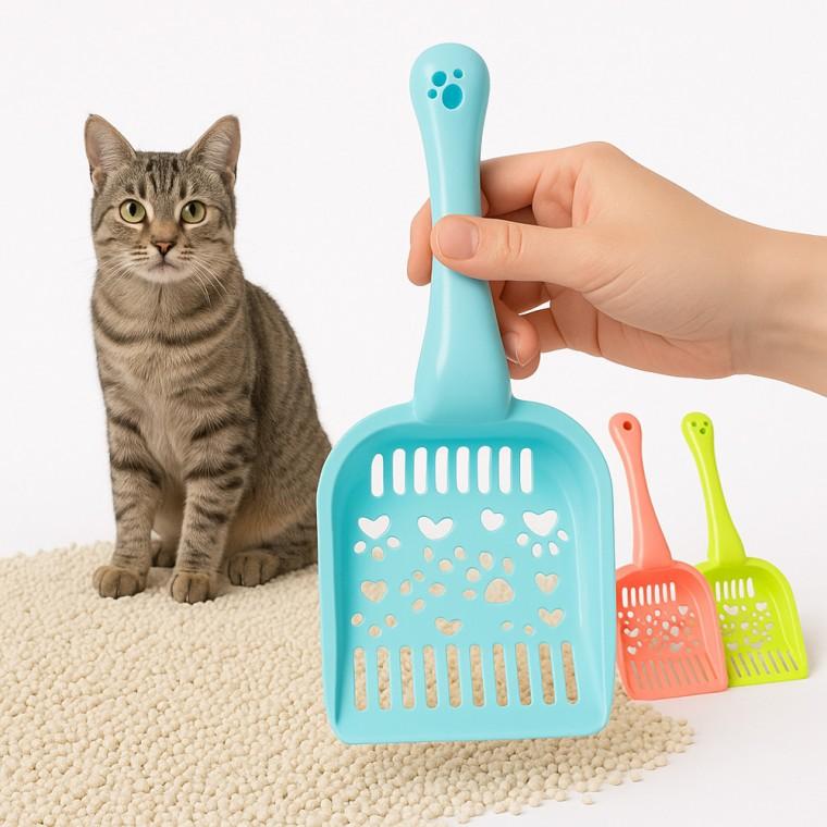 캣라이프 고양이 배변처리 모래삽(28cm) 화장실삽 배변스푼 배변청소주걱 배변청소삽