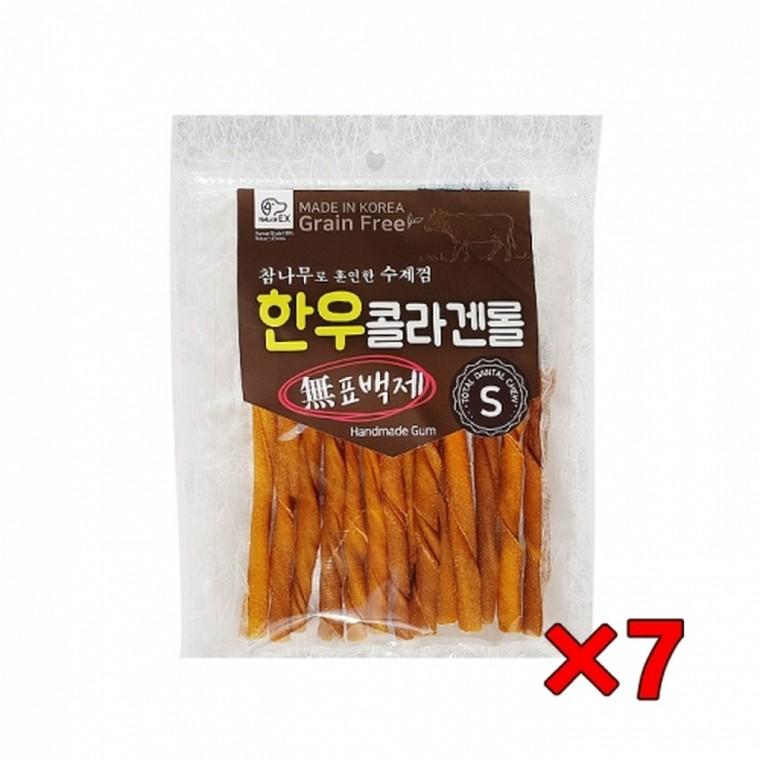 [7개묶음]내추럴EX 한우 콜라겐 롤 S