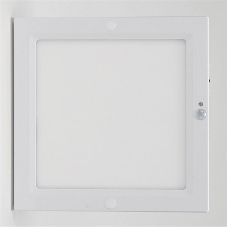 엣지 사각 센서등 200mm(8인치) 20W 주백색 LED센서등