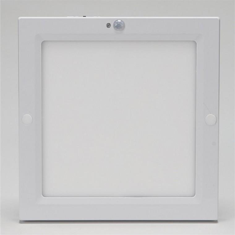 엣지 사각 센서등 200mm(8인치) 20W 주광색 자동센서등