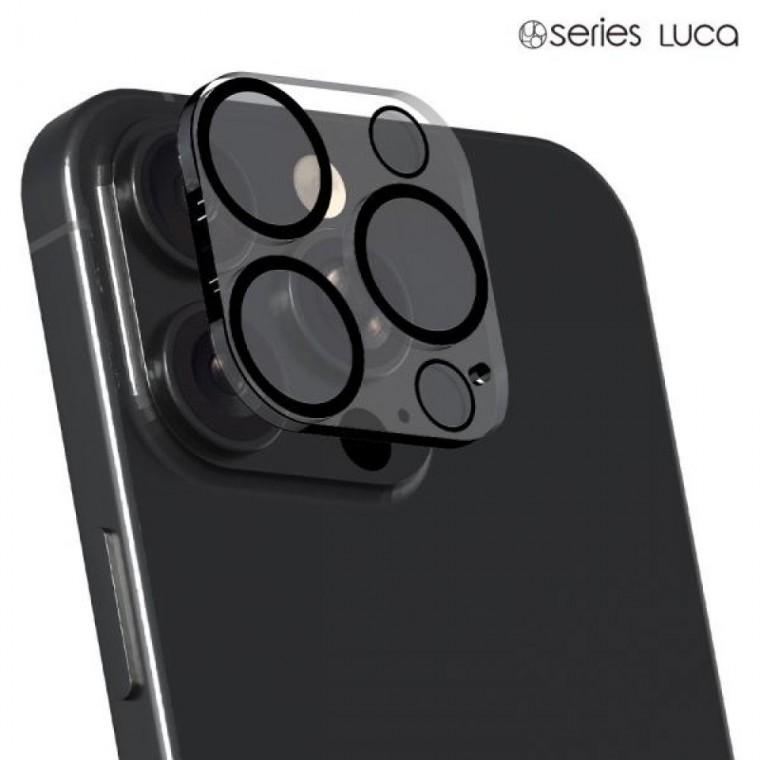 16 프로/16 프로맥스 (iPhone16 Pro/16 ProMax) 루카 다이아 블랙링 강화유리 카메라 렌즈보호필름 LF-02