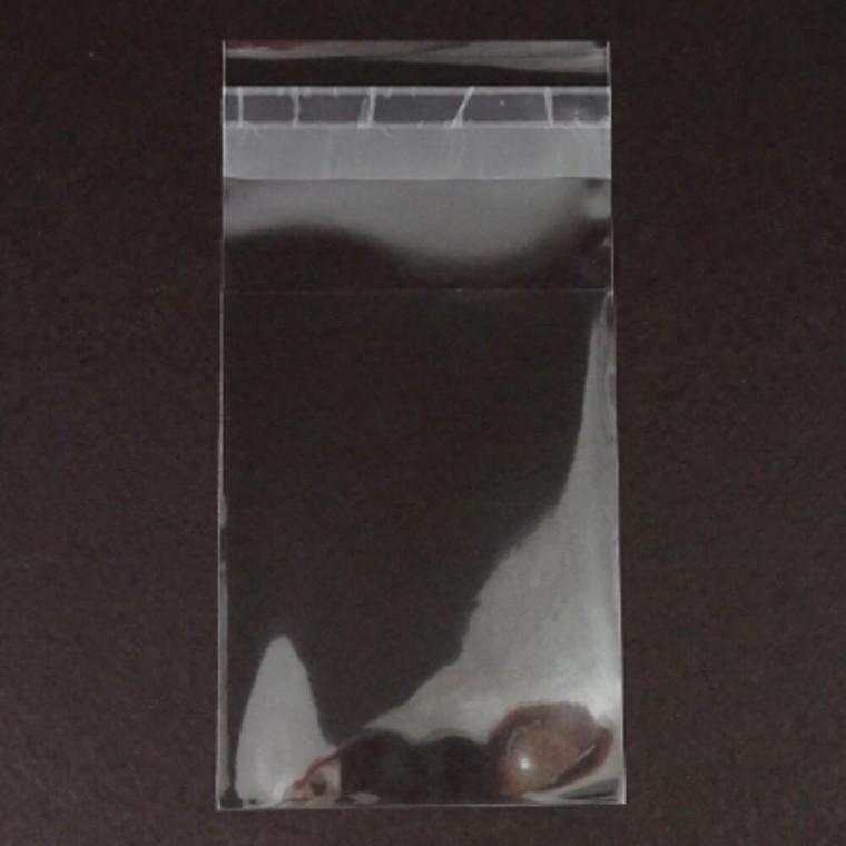 투명접착백 80x120mm 120매 포장투명비닐 악세사리포장봉투 비닐포장봉투