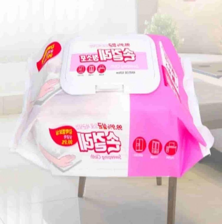 손걸레청소포 45매 30X20cm 일회용물걸레 청소용물티슈 일회용걸레 청소물티슈