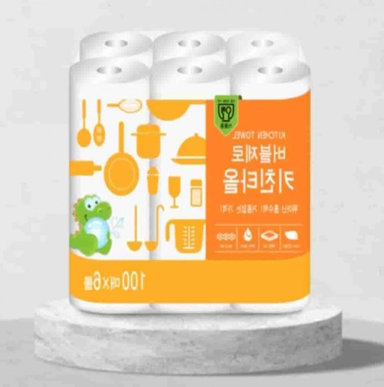 키친타월 100매 24롤 주방핸드타월 롤키친타올 미트타올