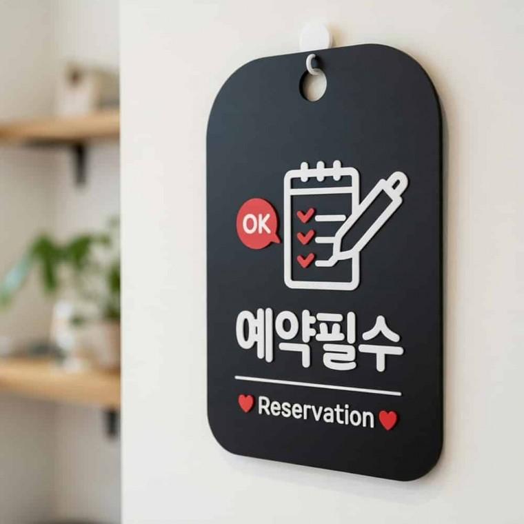 OK 안내판 카페표지판 네일샵간판