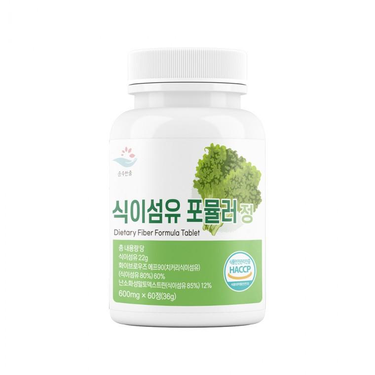 순수한줌 식이섬유 포뮬러 정 600mg x 60정