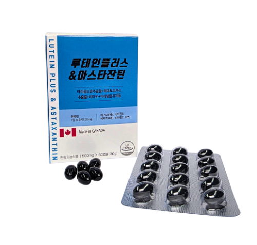 루테인플러스&아스타잔틴 500mg x 60캡슐