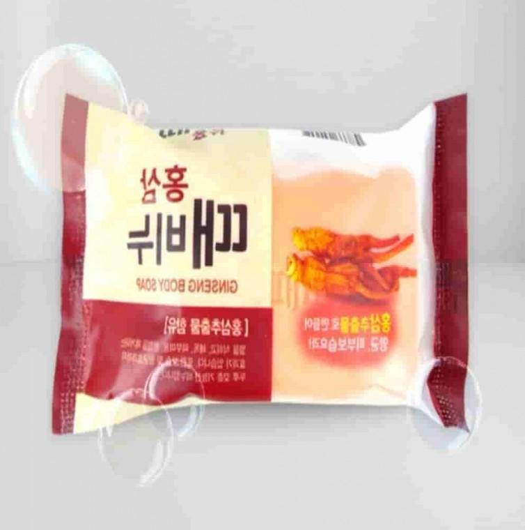 홍삼 샤워비누 10개 목욕제품 바디각질제거 바디비누 때밀이비누