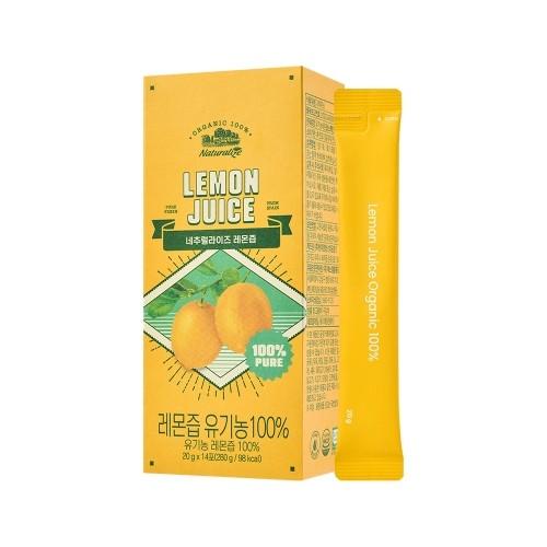 네추럴라이즈 레몬즙 유기농 100% 20g x 14포